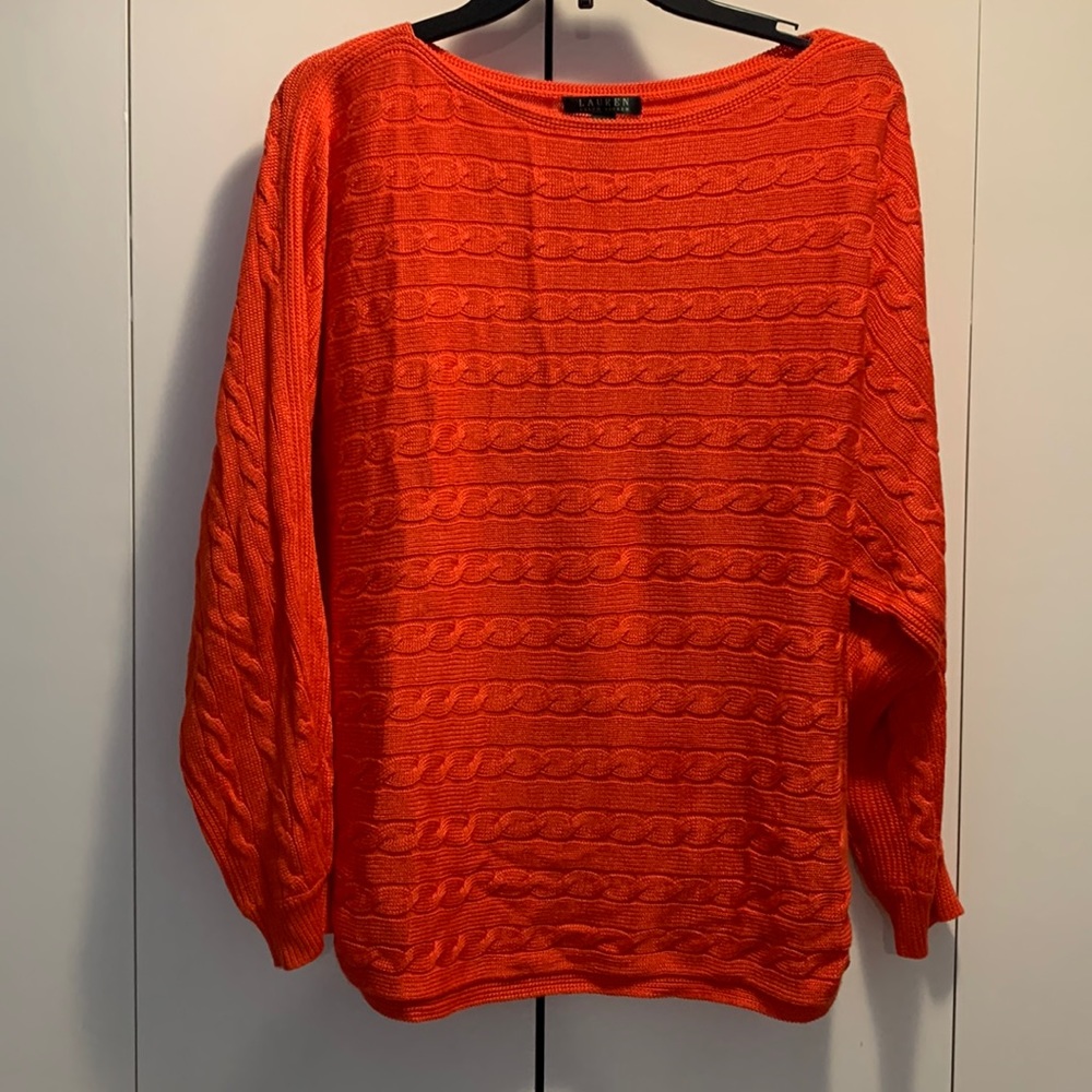 Lauren- Ralph Lauren Dark Orange Sweater